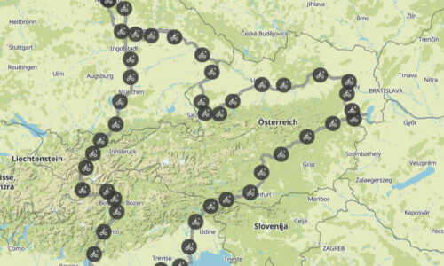2466 Km mit dem E-Bike