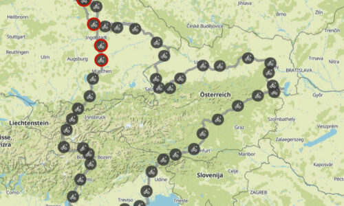 Die Planung der Reiseabschnitte